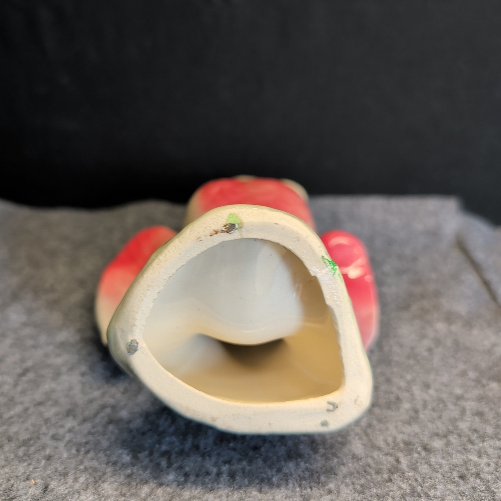 Pink and White Ceramic Bird Figurine - Picture 7 of 10